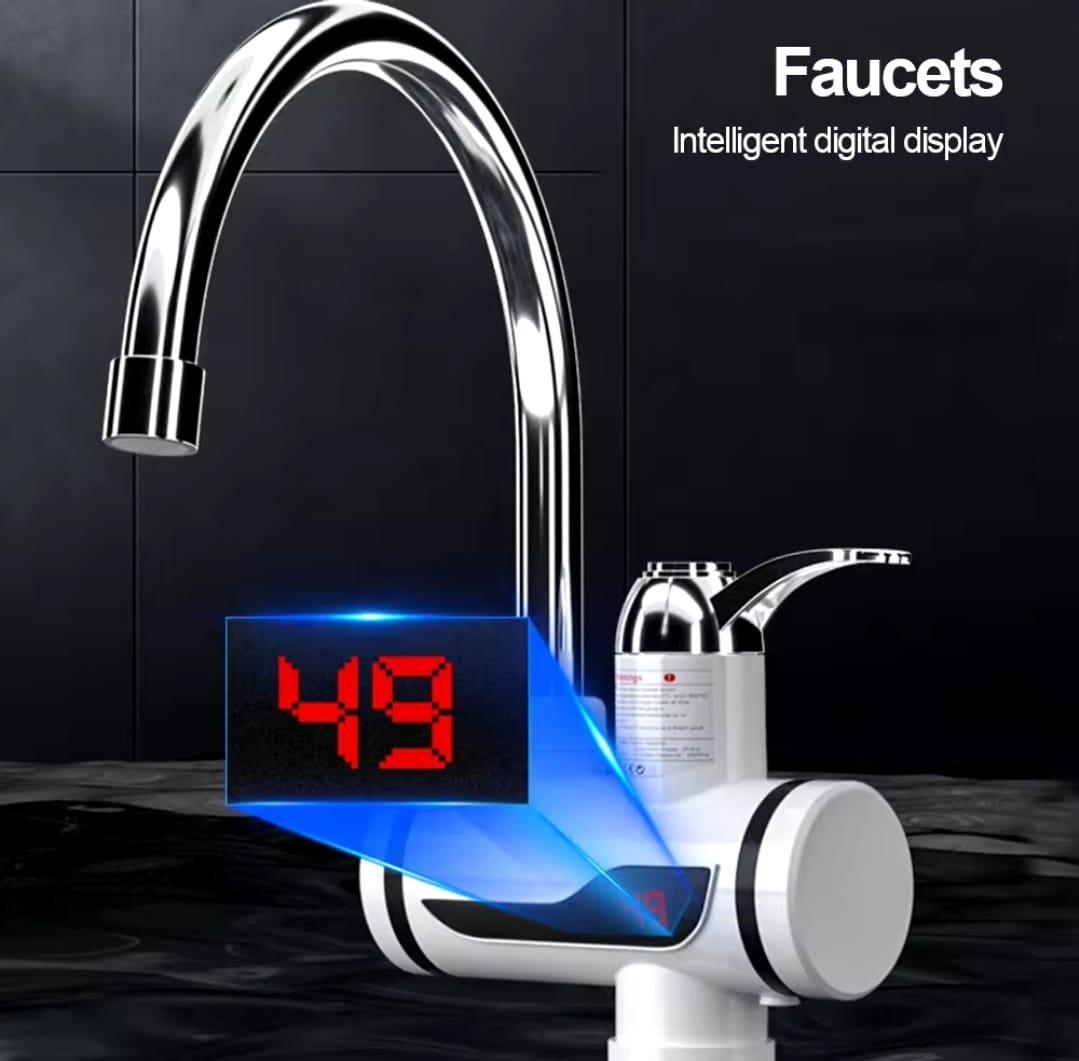 Instant 360, Electric  Water  Heating Tap Silver