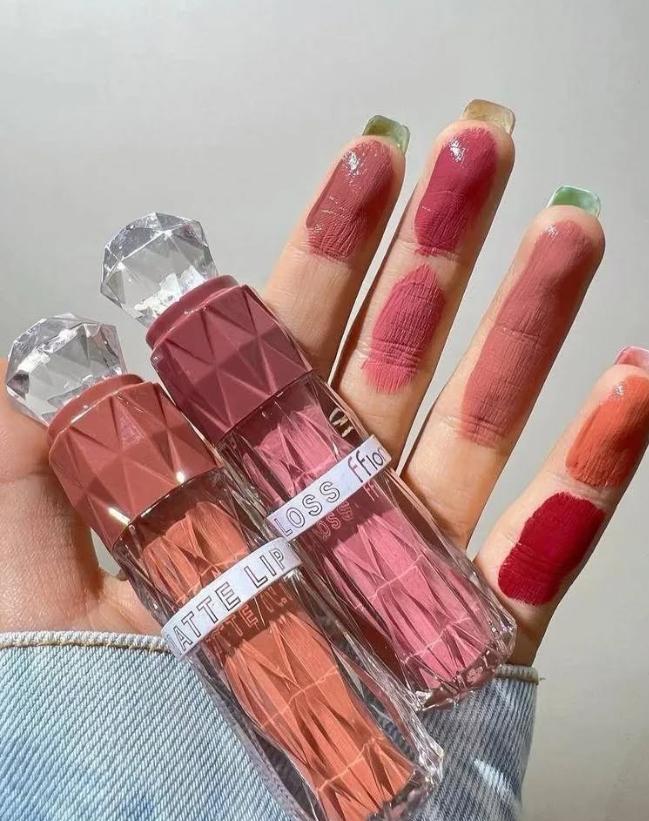 Diamond Velvet Glossy Lip Glossy 6pcs set
