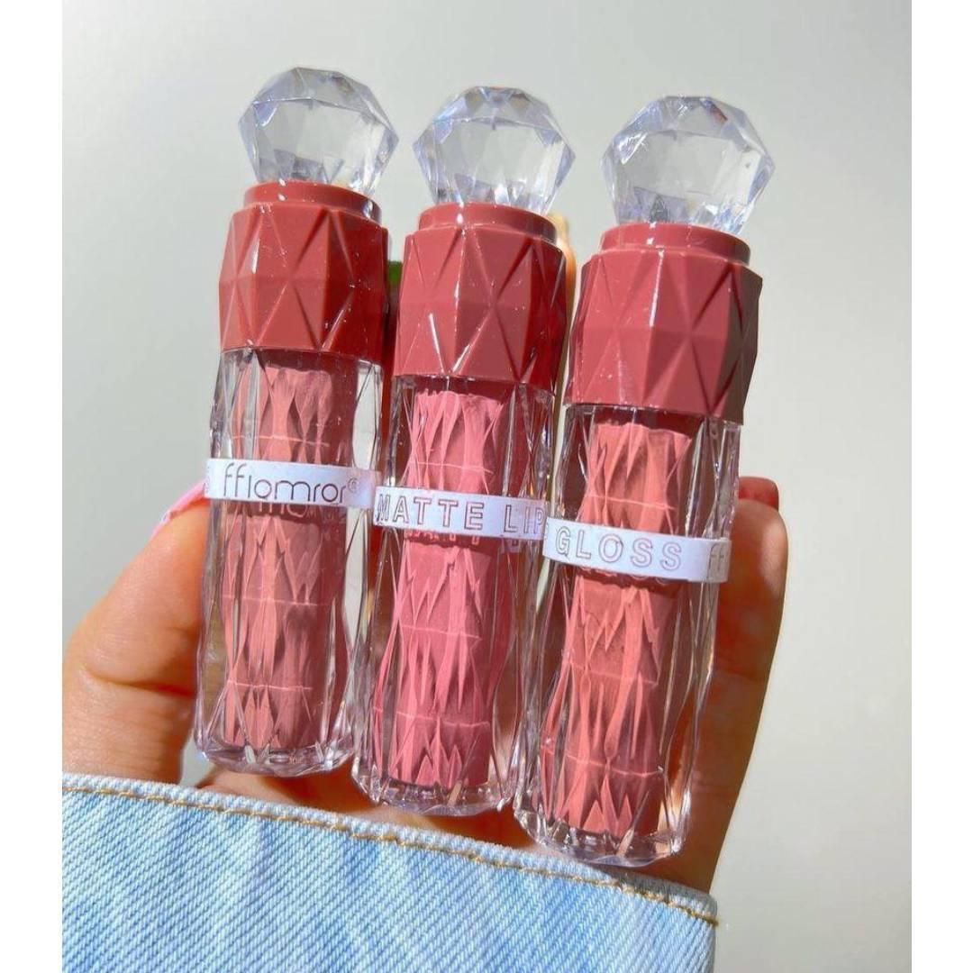 Diamond Velvet Glossy Lip Glossy 6pcs set