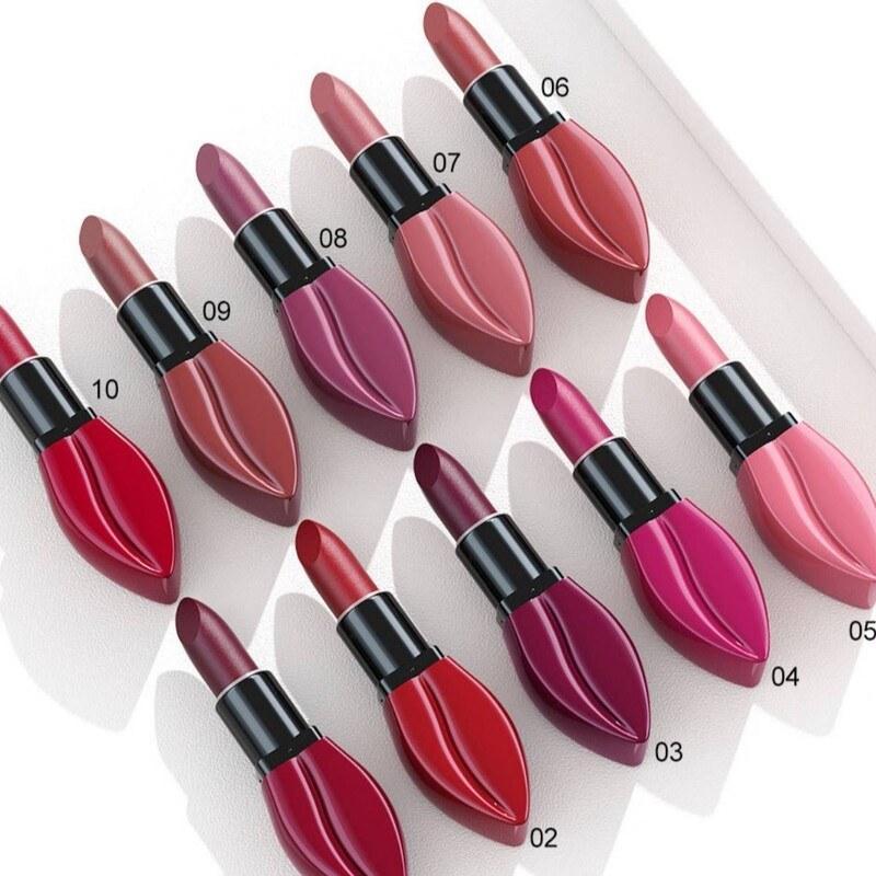 High Pigmented  Red Lipstick Set  6 Shades