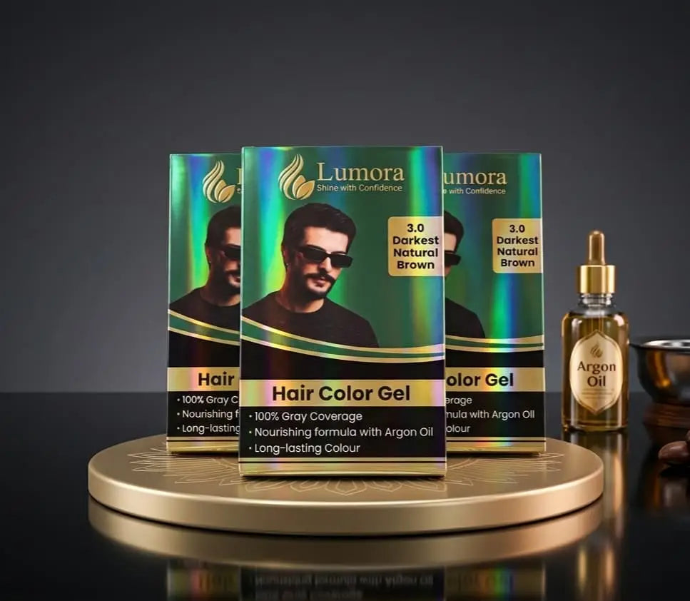 Lumora Hair Color Gel Dye Hairs in 3 minute