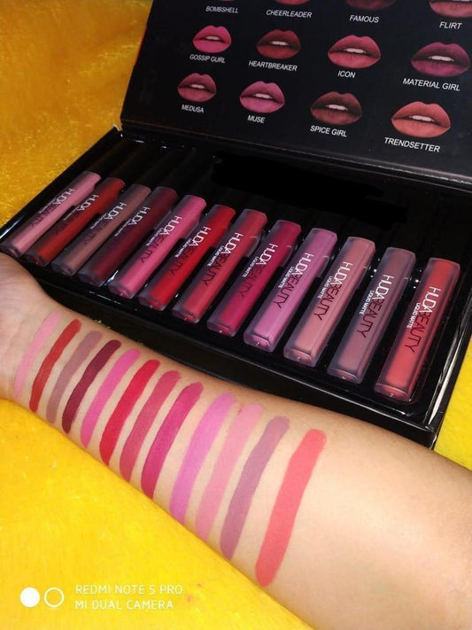 12_piece Matte Lipstick Set for Pakistani women