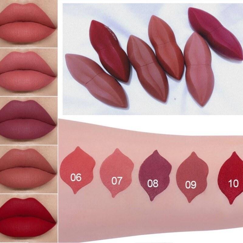 High Pigmented  Red Lipstick Set  6 Shades