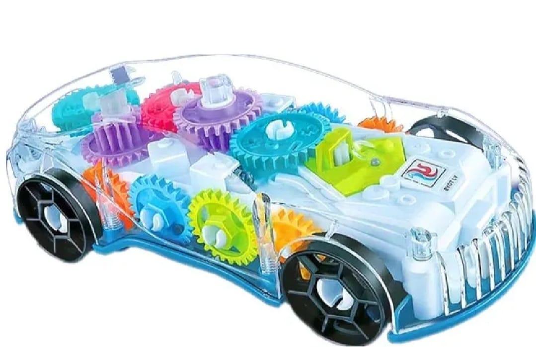 360 Rotating Musical Car Toy for Kids Multicolor plastic Toy